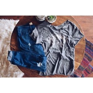 🛑SOLD🛑 Distressed t-shirt